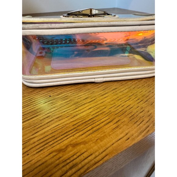 Kate Spade Optic White Hologram Iridescent Nicola Bag 7" X 5" X 2" - Picture 12 of 16